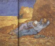 Vincent Van Gogh Noon:Rest from Work (nn04) china oil painting reproduction